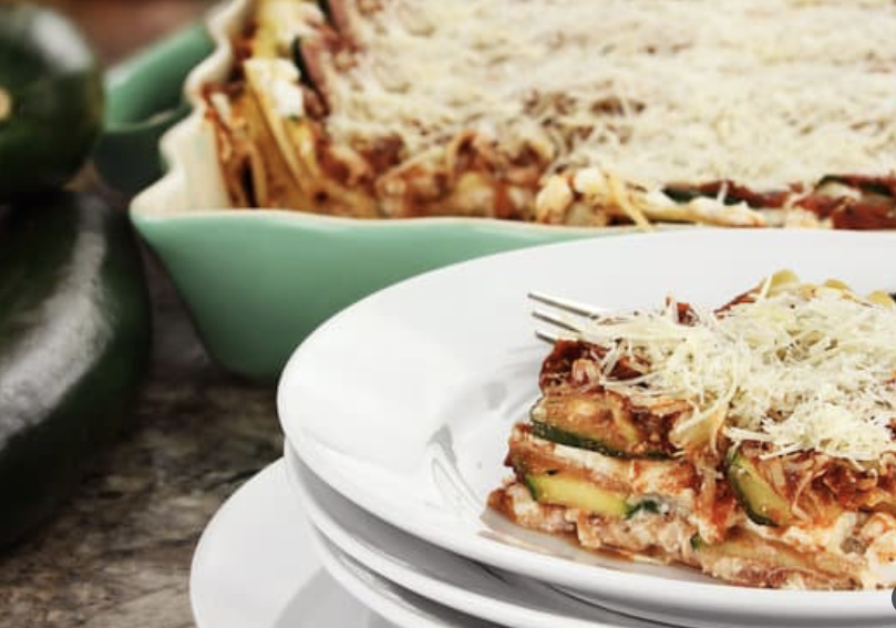 Lasagne gorgonzola zucchine e pomodori Bimby